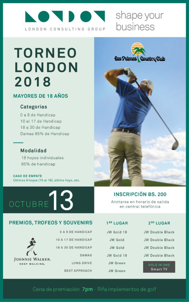 Afiche torneo london 2018